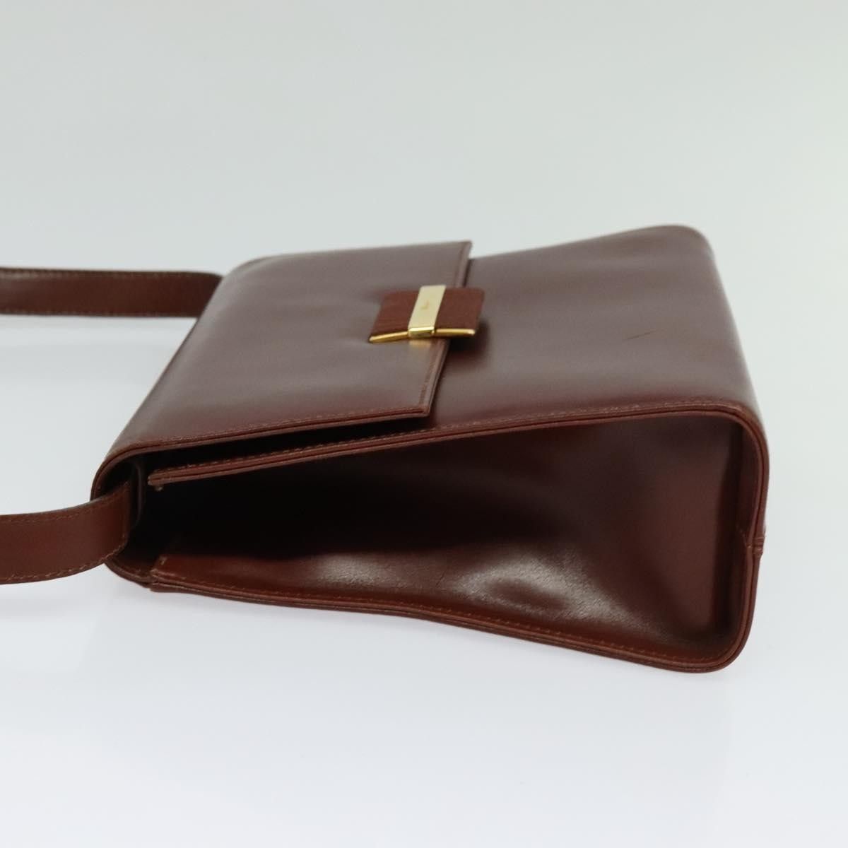 Salvatore Ferragamo Salvatore Ferragamo Flap Shoulder Bag Leather Size ONE SIZE - 3 Thumbnail