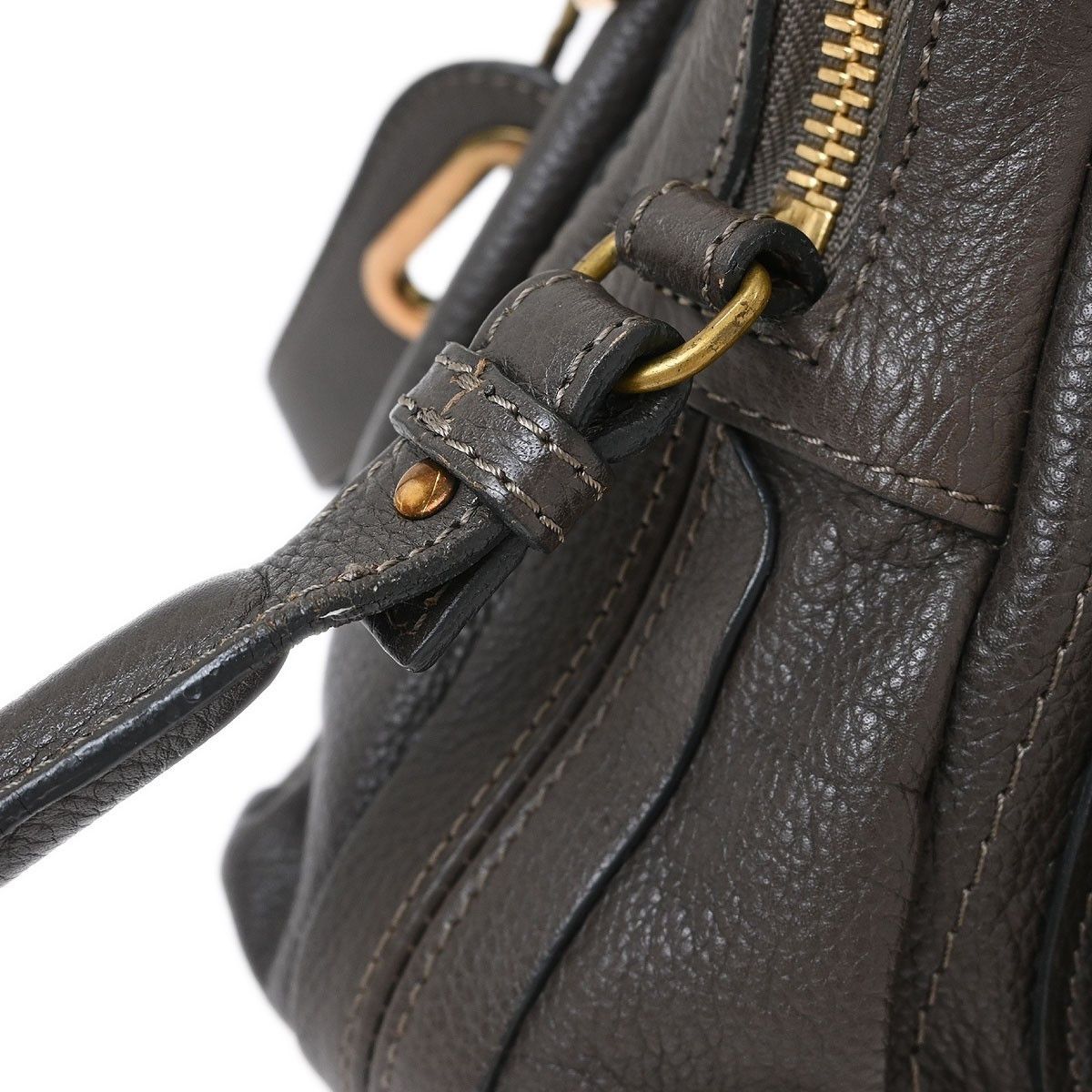 Chloe Chloe Paraty Top Handle Bag Leather Size ONE SIZE - 9 Thumbnail
