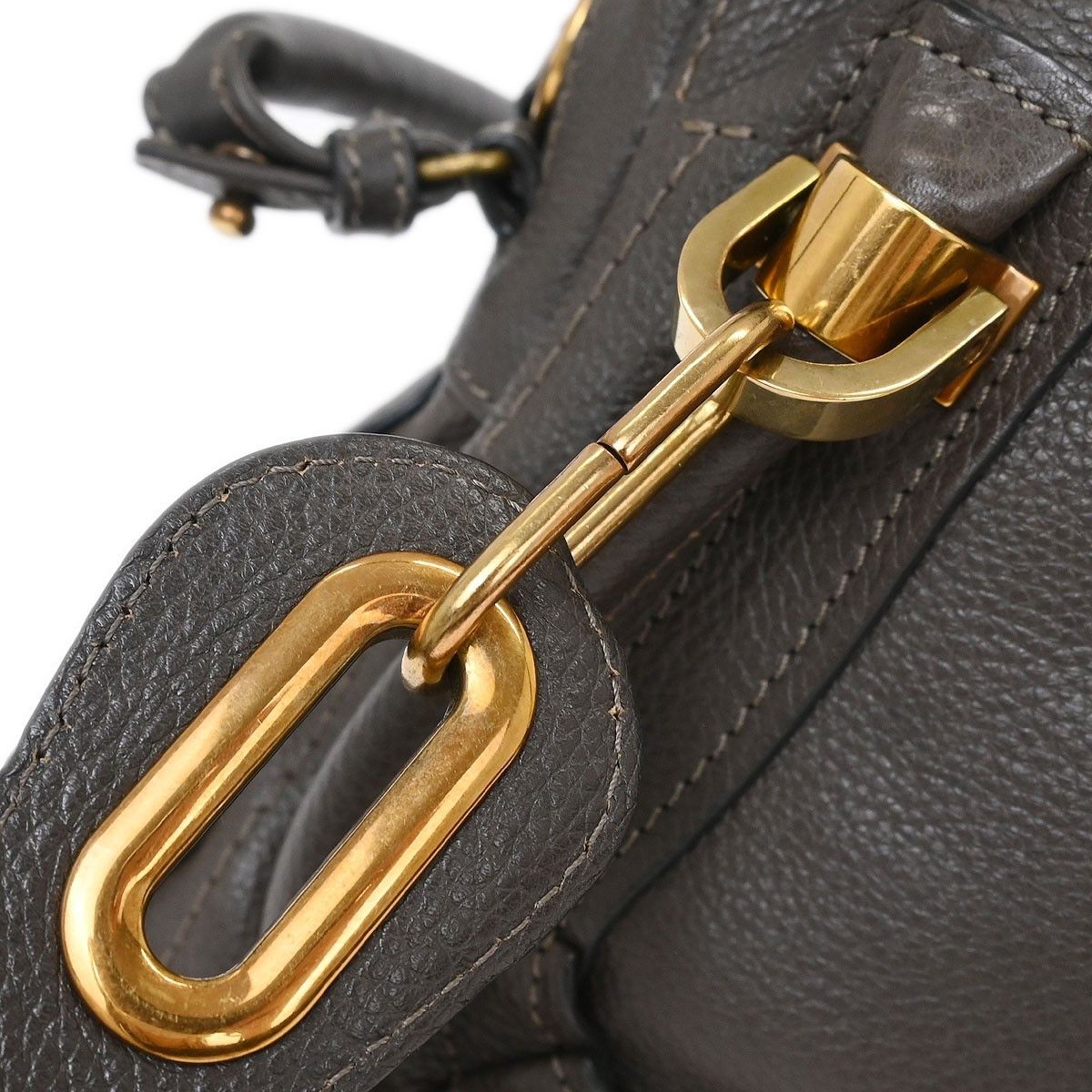 Chloe Chloe Paraty Top Handle Bag Leather Size ONE SIZE - 8 Thumbnail
