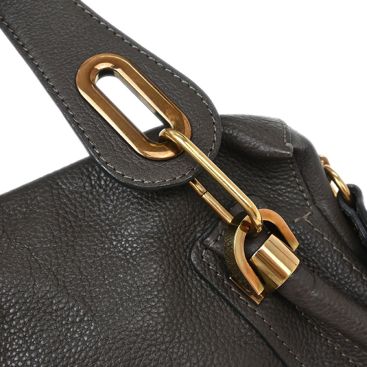 Chloe Chloe Paraty Top Handle Bag Leather Size ONE SIZE - 10 Thumbnail