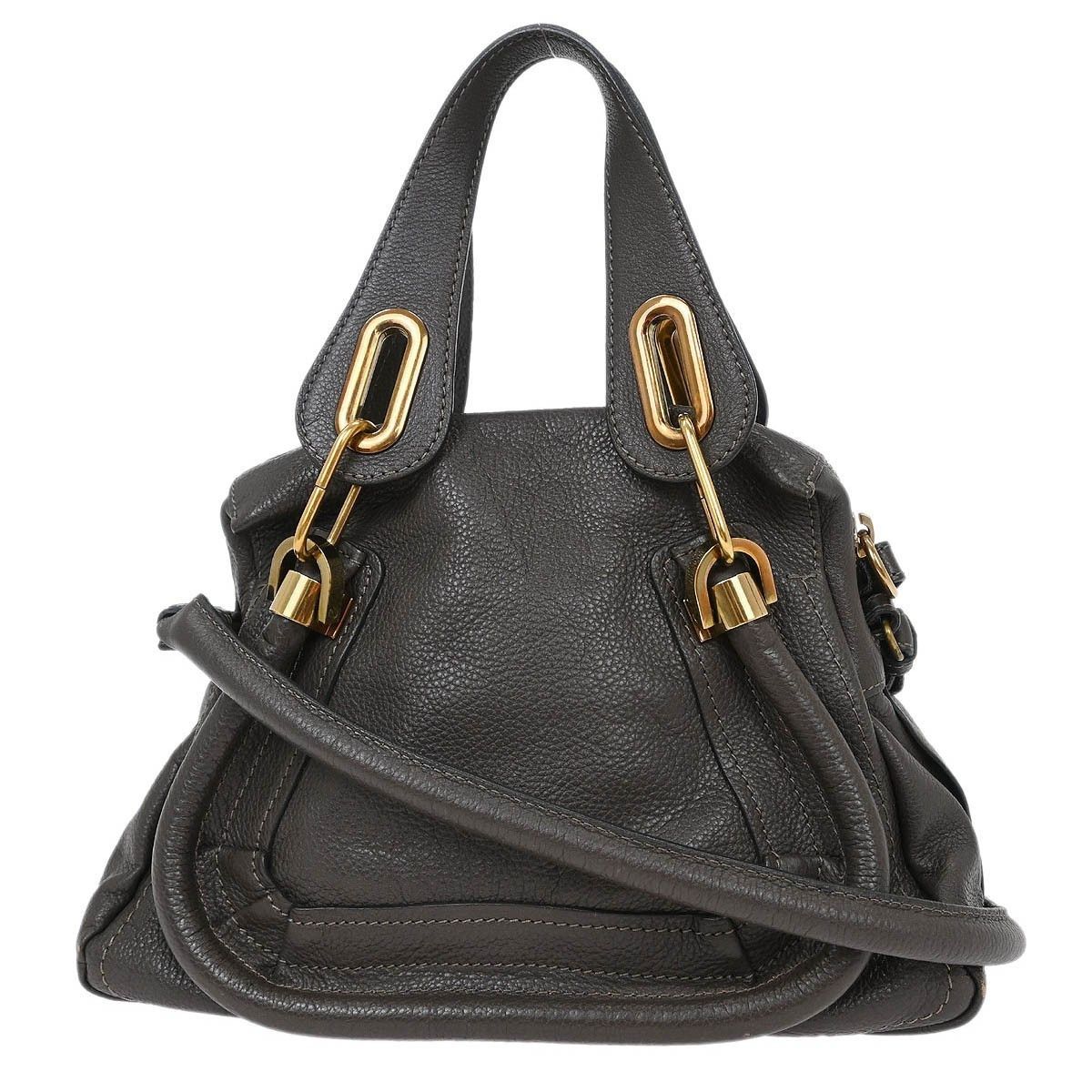 Chloe Chloe Paraty Top Handle Bag Leather Size ONE SIZE - 2 Thumbnail