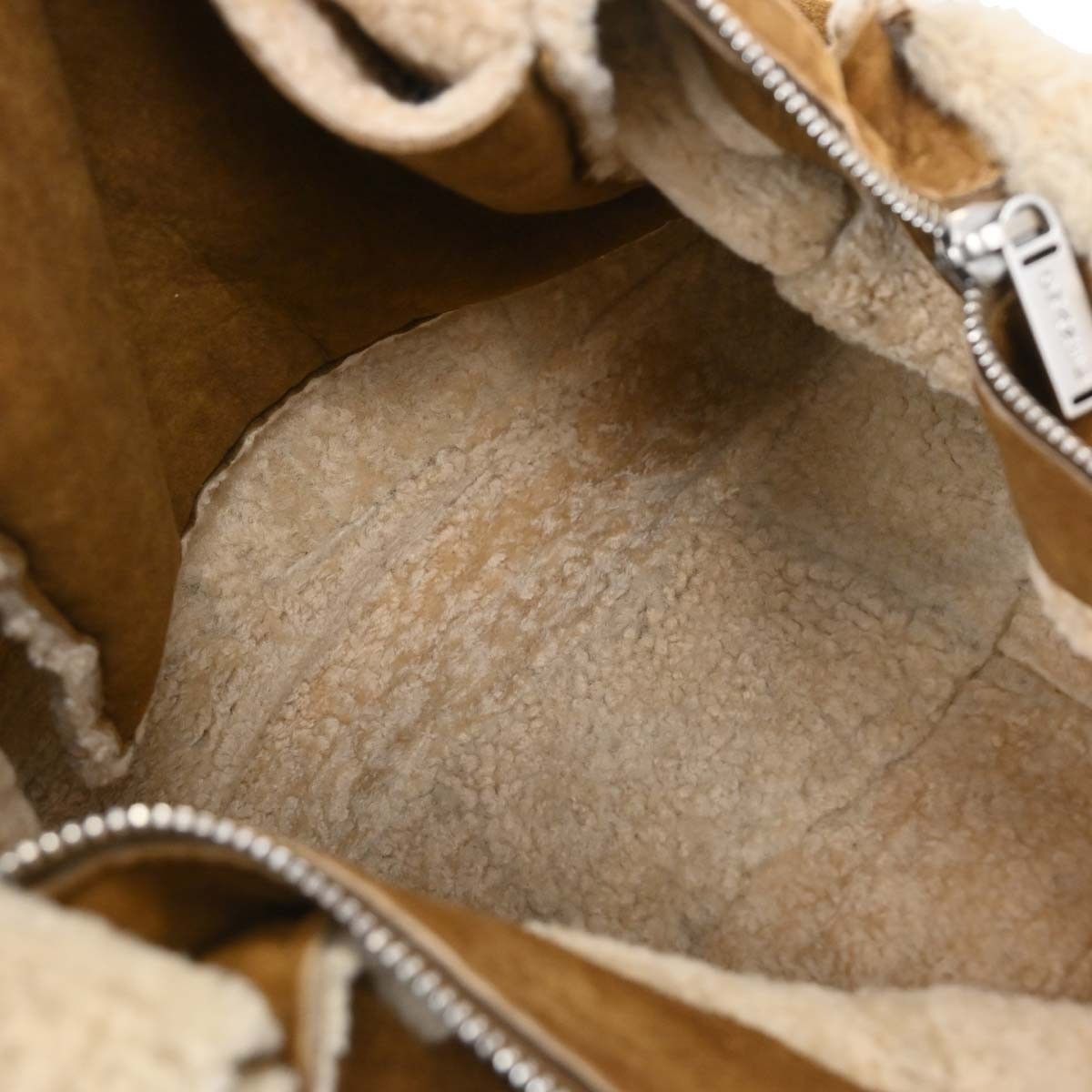 Chanel Chanel Flap Shoulder Bag Shearling and Suede Size ONE SIZE - 3 Thumbnail