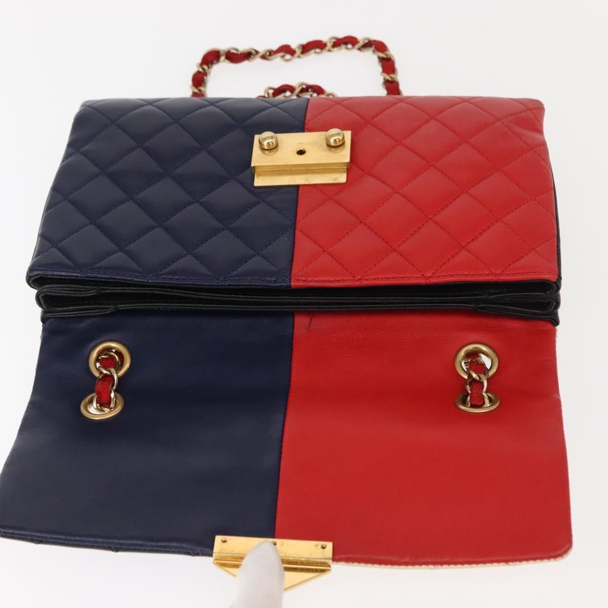 Chanel Chanel CC Clasp Chain Flap Multicolor Quilted Lambskin Size ONE SIZE - 16 Thumbnail