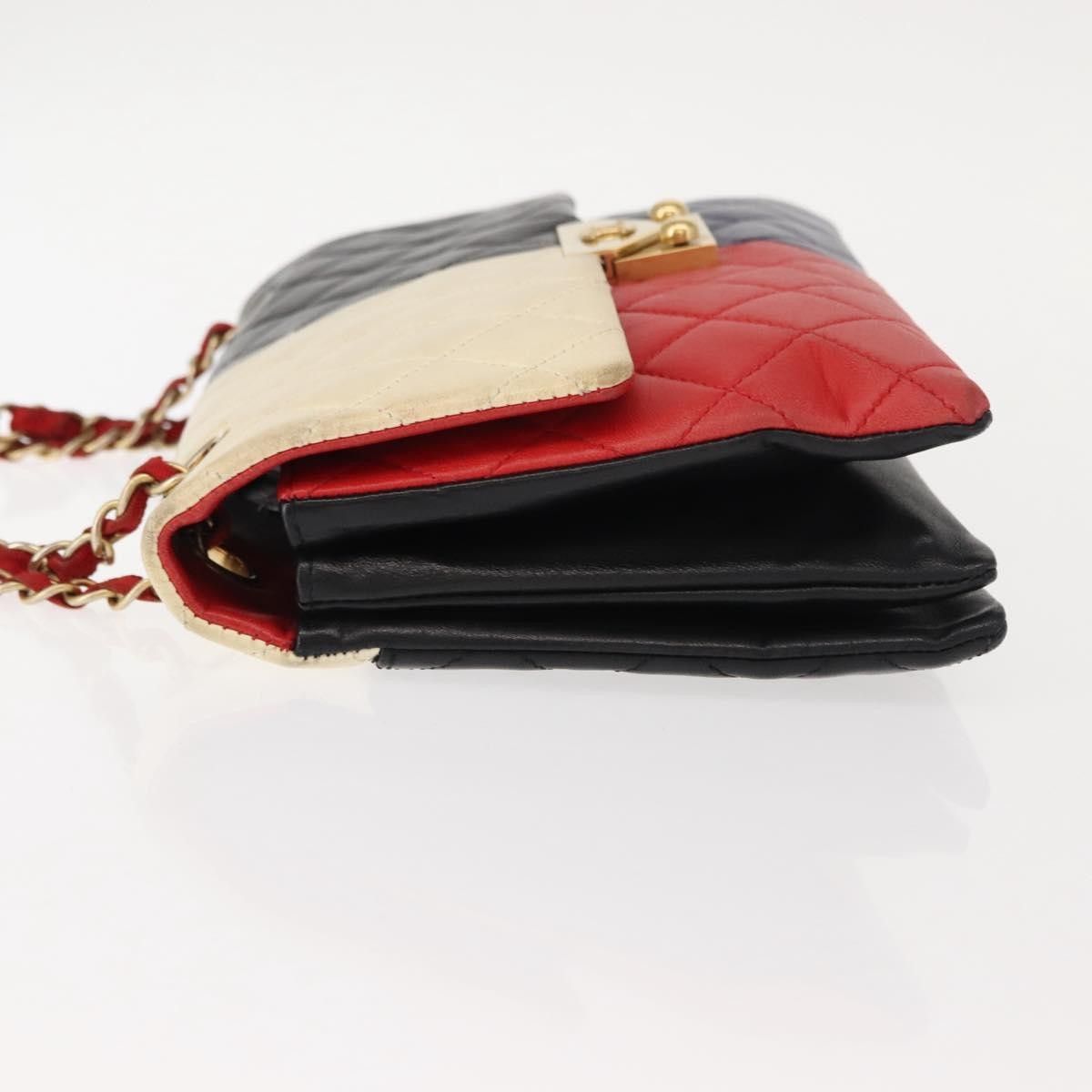 Chanel Chanel CC Clasp Chain Flap Multicolor Quilted Lambskin Size ONE SIZE - 4 Thumbnail