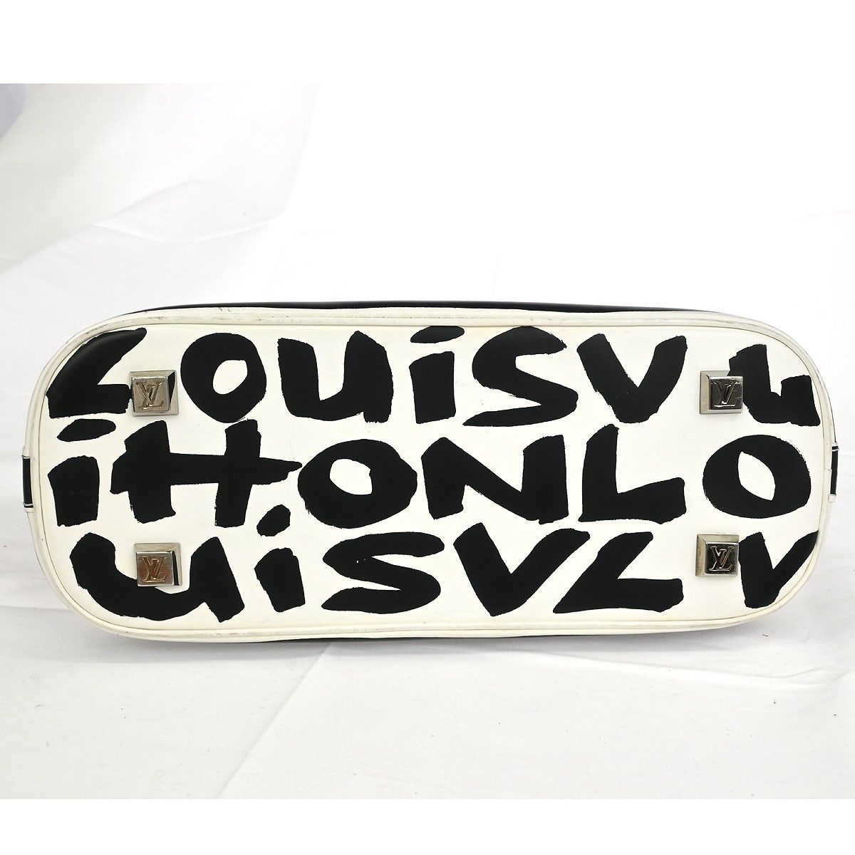Louis Vuitton Louis Vuitton Alma Handbag Limited Edition Graffiti Leather Size ONE SIZE - 6 Thumbnail