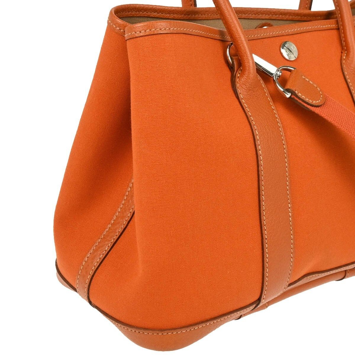 Hermes Hermes Garden Party Tote Toile and Leather Size ONE SIZE - 3 Thumbnail