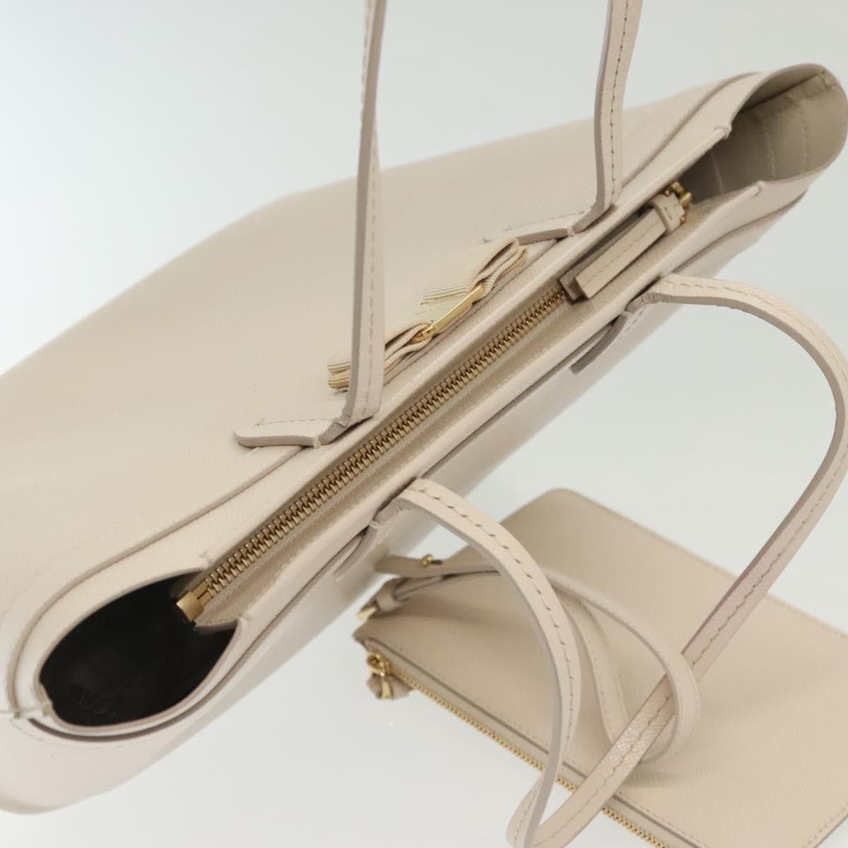 Salvatore Ferragamo Salvatore Ferragamo Vala tote Leather Size ONE SIZE - 14 Thumbnail