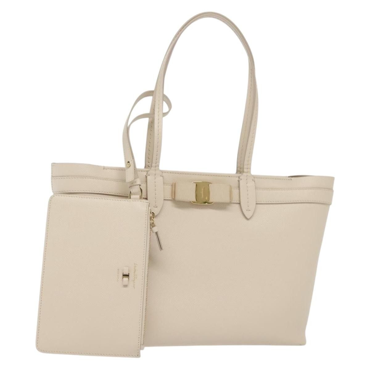Salvatore Ferragamo Salvatore Ferragamo Vala tote Leather Size ONE SIZE - 18 Thumbnail