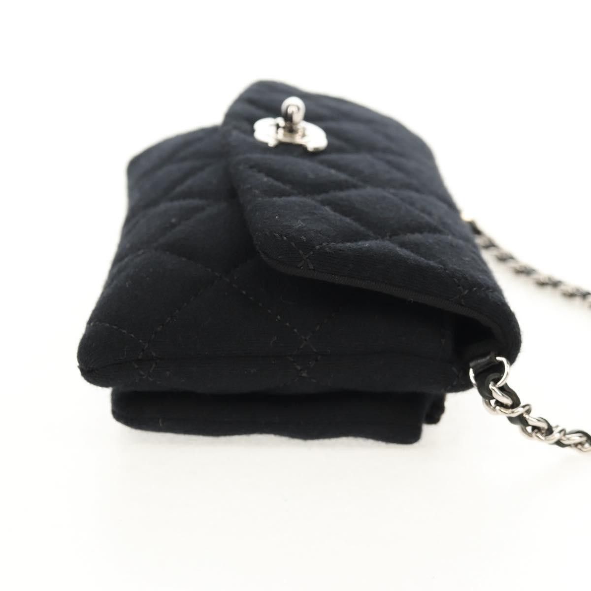 Chanel Chanel VIP Chain Crossbody Quilted Jersey Size ONE SIZE - 4 Thumbnail