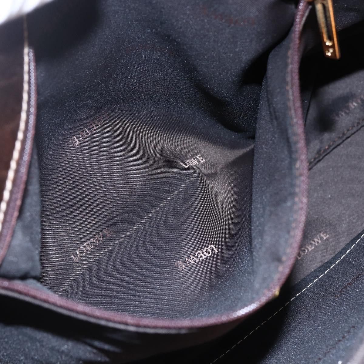 Loewe Loewe Vintage Anagram Tote Leather Size ONE SIZE - 21 Thumbnail