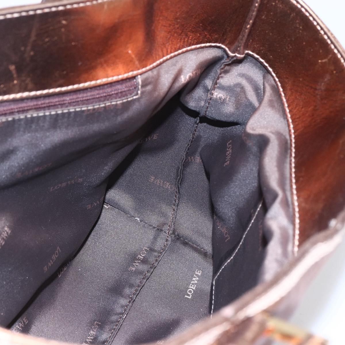Loewe Loewe Vintage Anagram Tote Leather Size ONE SIZE - 19 Thumbnail