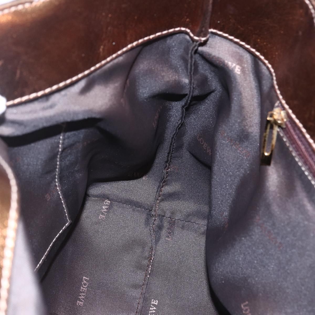 Loewe Loewe Vintage Anagram Tote Leather Size ONE SIZE - 20 Thumbnail