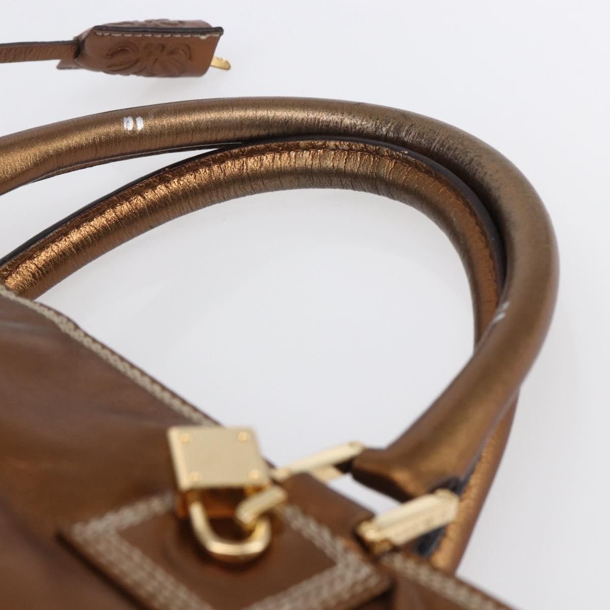 Loewe Loewe Vintage Anagram Tote Leather Size ONE SIZE - 13 Thumbnail