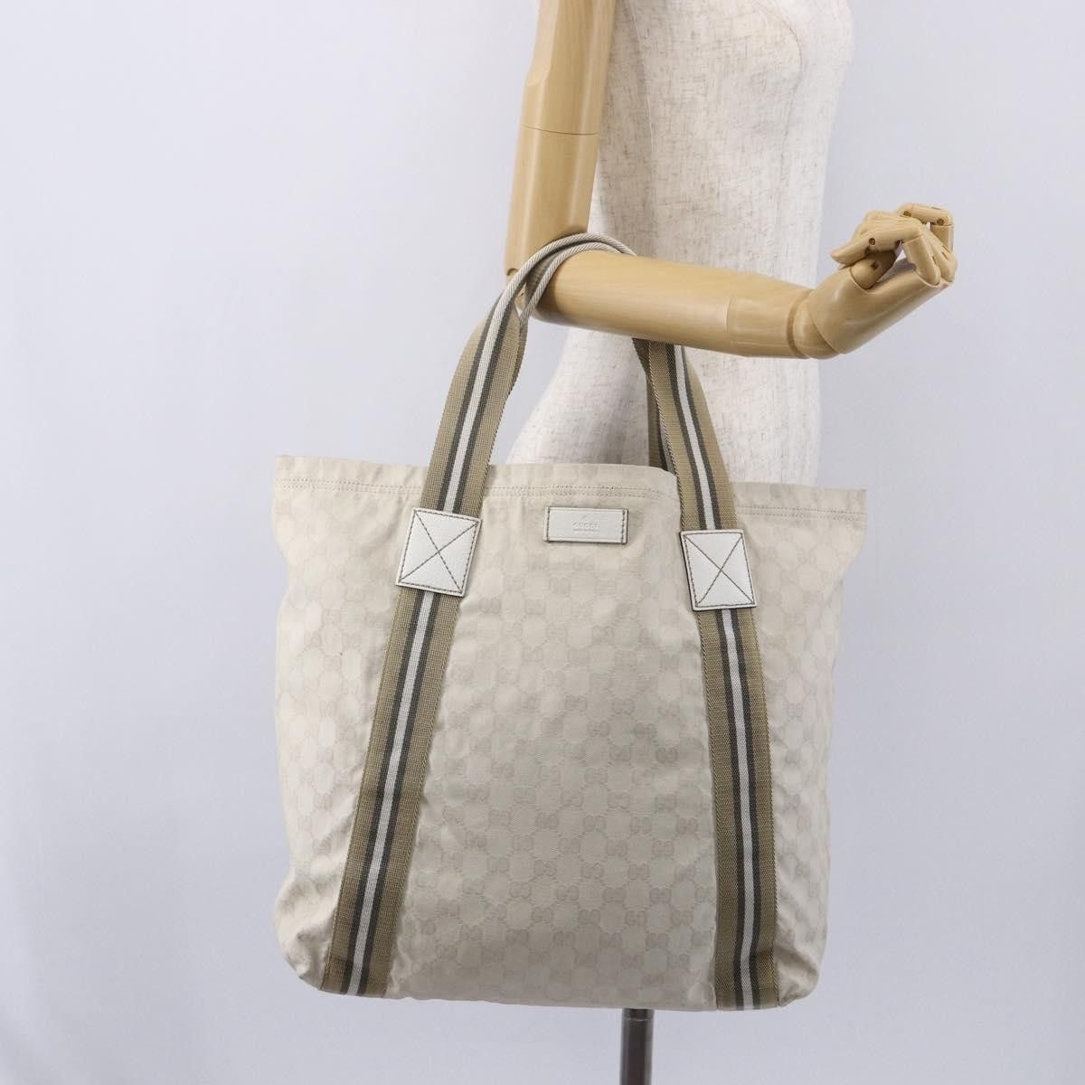 Gucci Gucci Original Web Tote GG Canvas Size ONE SIZE - 13 Thumbnail