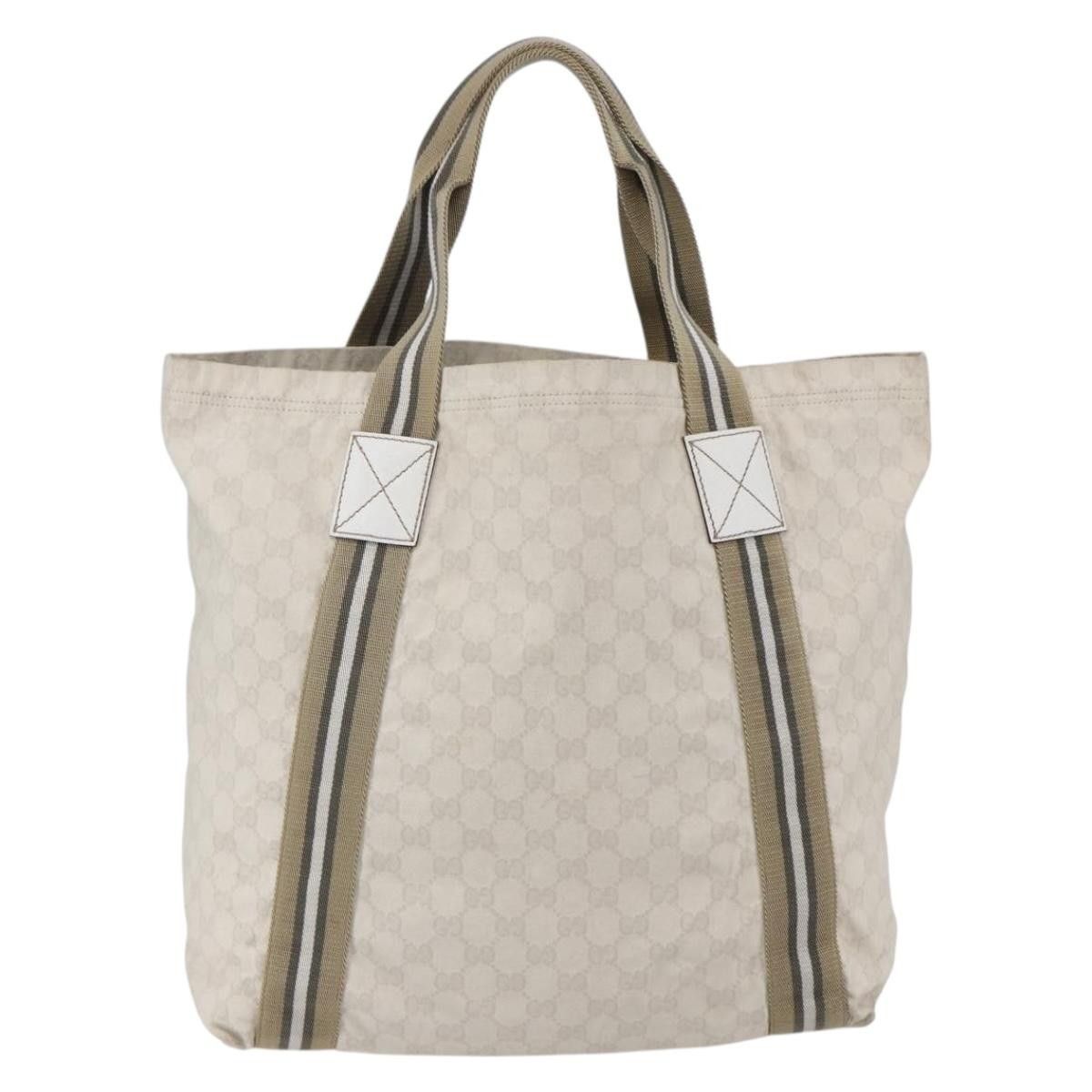 Gucci Gucci Original Web Tote GG Canvas Size ONE SIZE - 2 Thumbnail