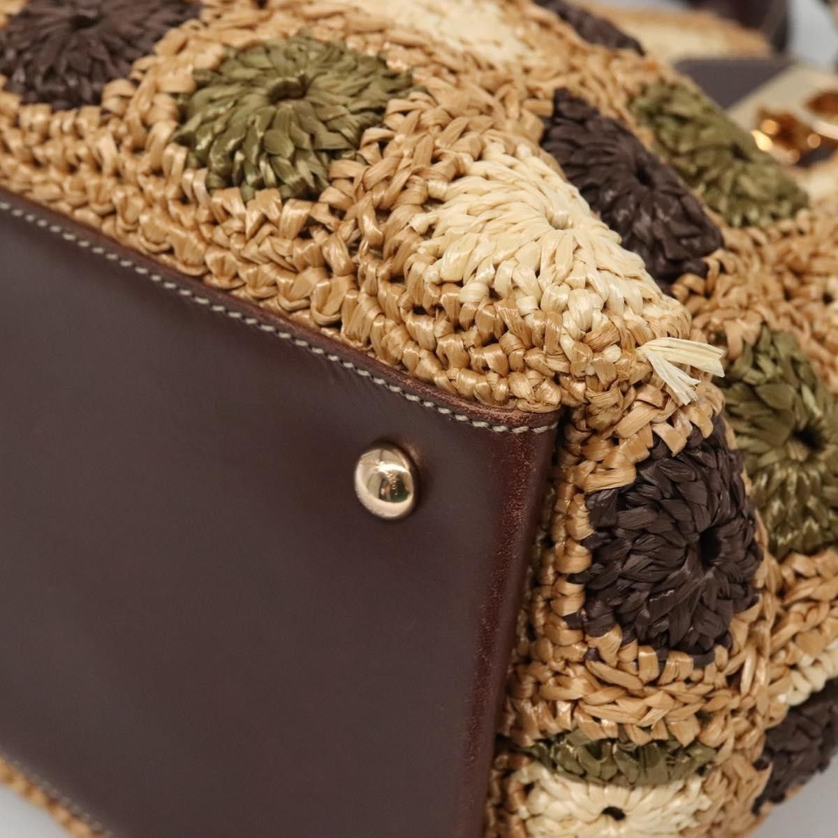 Salvatore Ferragamo Salvatore Ferragamo Soft W Tote RAFFIA Size ONE SIZE - 10 Thumbnail