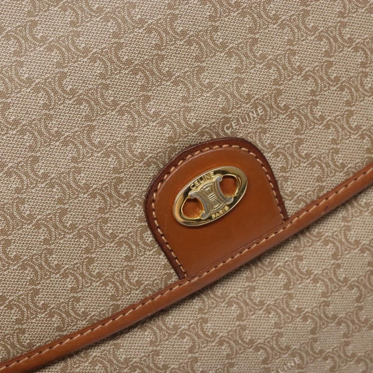 Celine Celine Vintage Macadam Shoulder Bag Canvas and Leather Size ONE SIZE - 18 Thumbnail