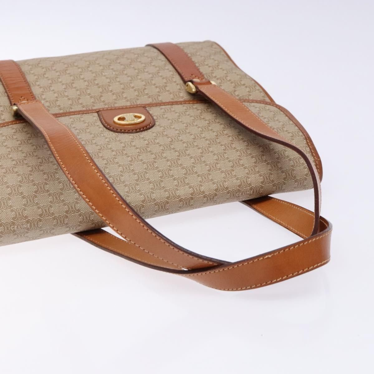 Celine Celine Vintage Macadam Shoulder Bag Canvas and Leather Size ONE SIZE - 8 Thumbnail