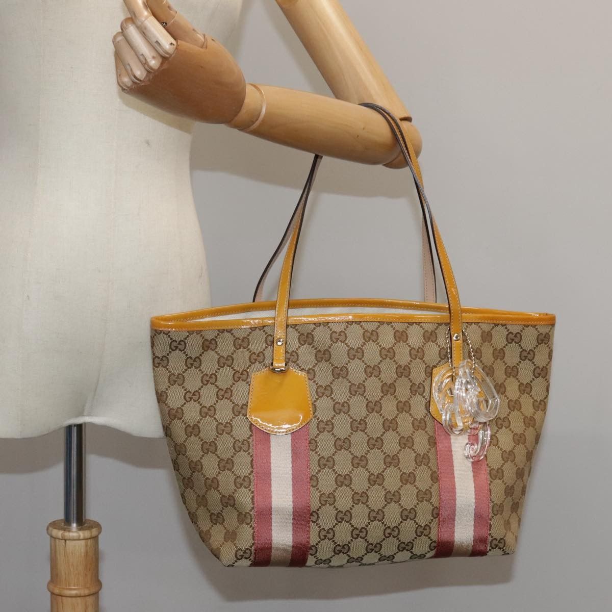 Gucci Gucci Sherry Line Tote Canvas Size ONE SIZE - 14 Thumbnail