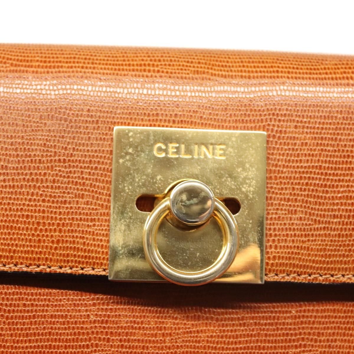 Celine Celine Vintage Logo Top Handle Bag Leather Size ONE SIZE - 13 Thumbnail