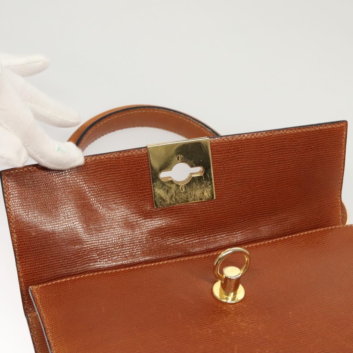 Celine Celine Vintage Logo Top Handle Bag Leather Size ONE SIZE - 12 Thumbnail