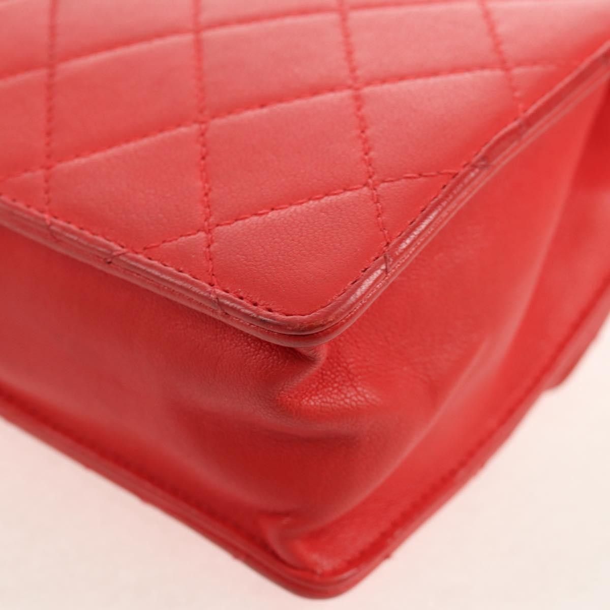 Chanel Chanel Pearl Chain Flap Bag Quilted Lambskin Size ONE SIZE - 11 Thumbnail