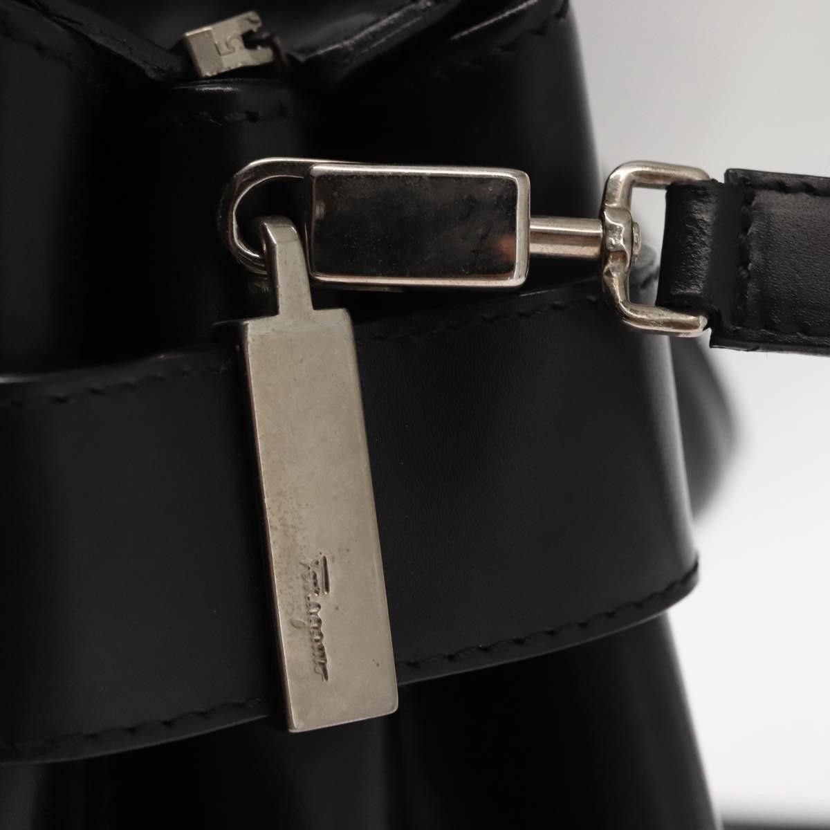 Salvatore Ferragamo Salvatore Ferragamo Double Gancini Side Buckle Tote Leather Size ONE SIZE - 17 Thumbnail