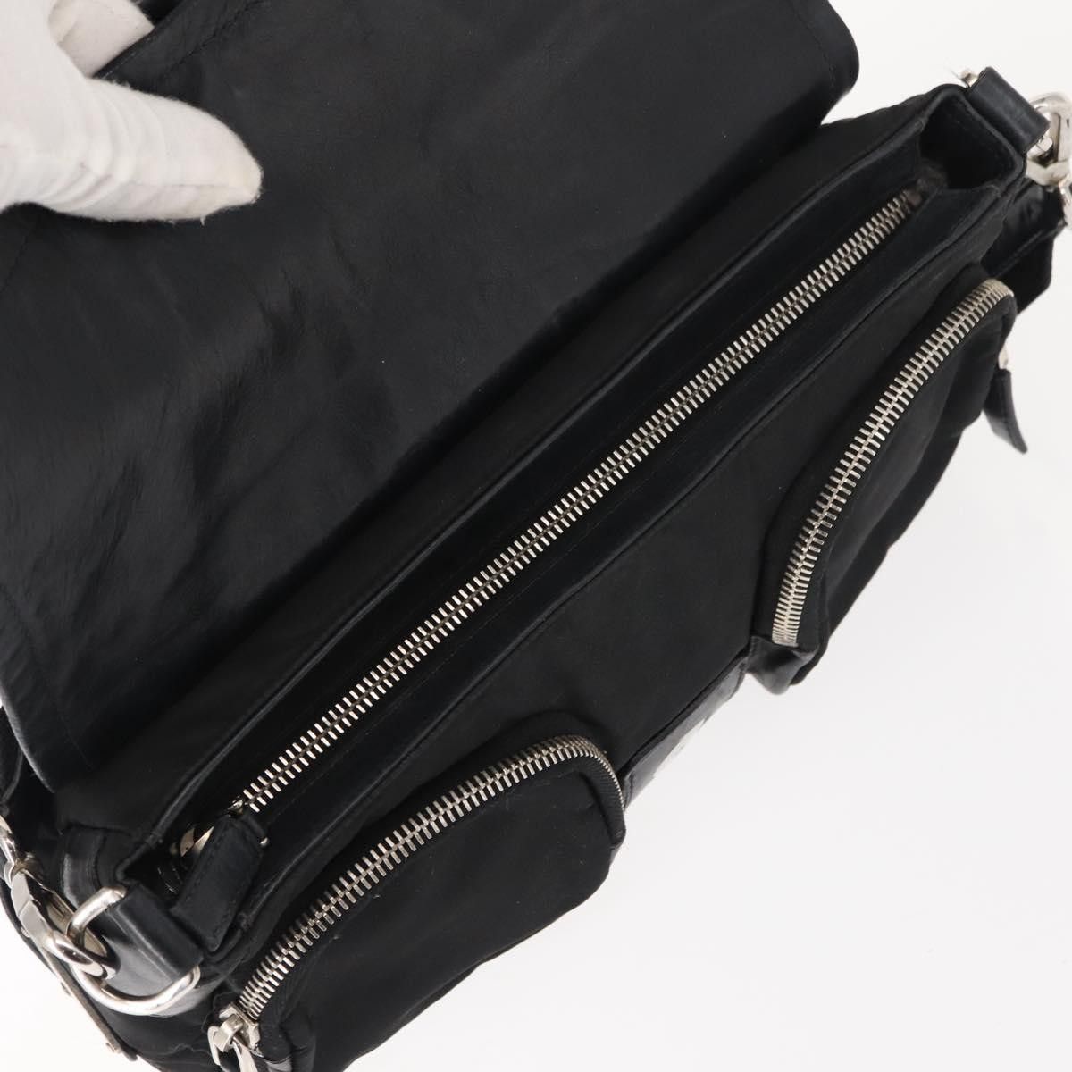 Prada Prada Double Pocket Buckle Flap Bag Tessuto with Leather Size ONE SIZE - 19 Thumbnail
