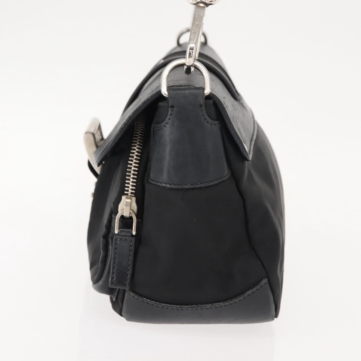 Prada Prada Double Pocket Buckle Flap Bag Tessuto with Leather Size ONE SIZE - 3 Thumbnail