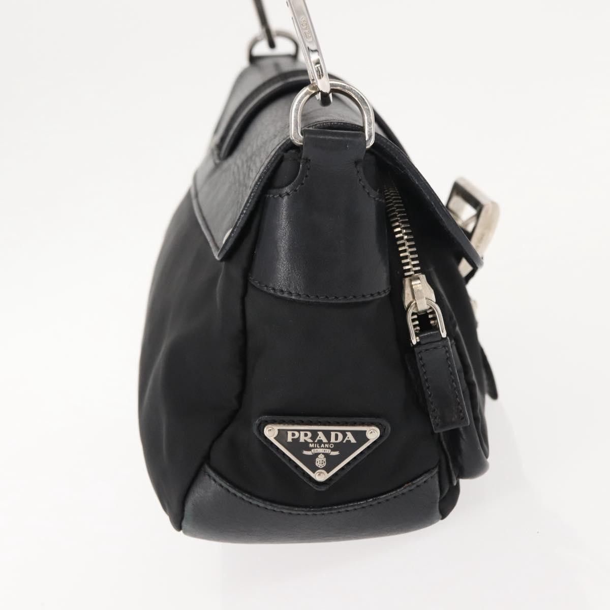 Prada Prada Double Pocket Buckle Flap Bag Tessuto with Leather Size ONE SIZE - 4 Thumbnail