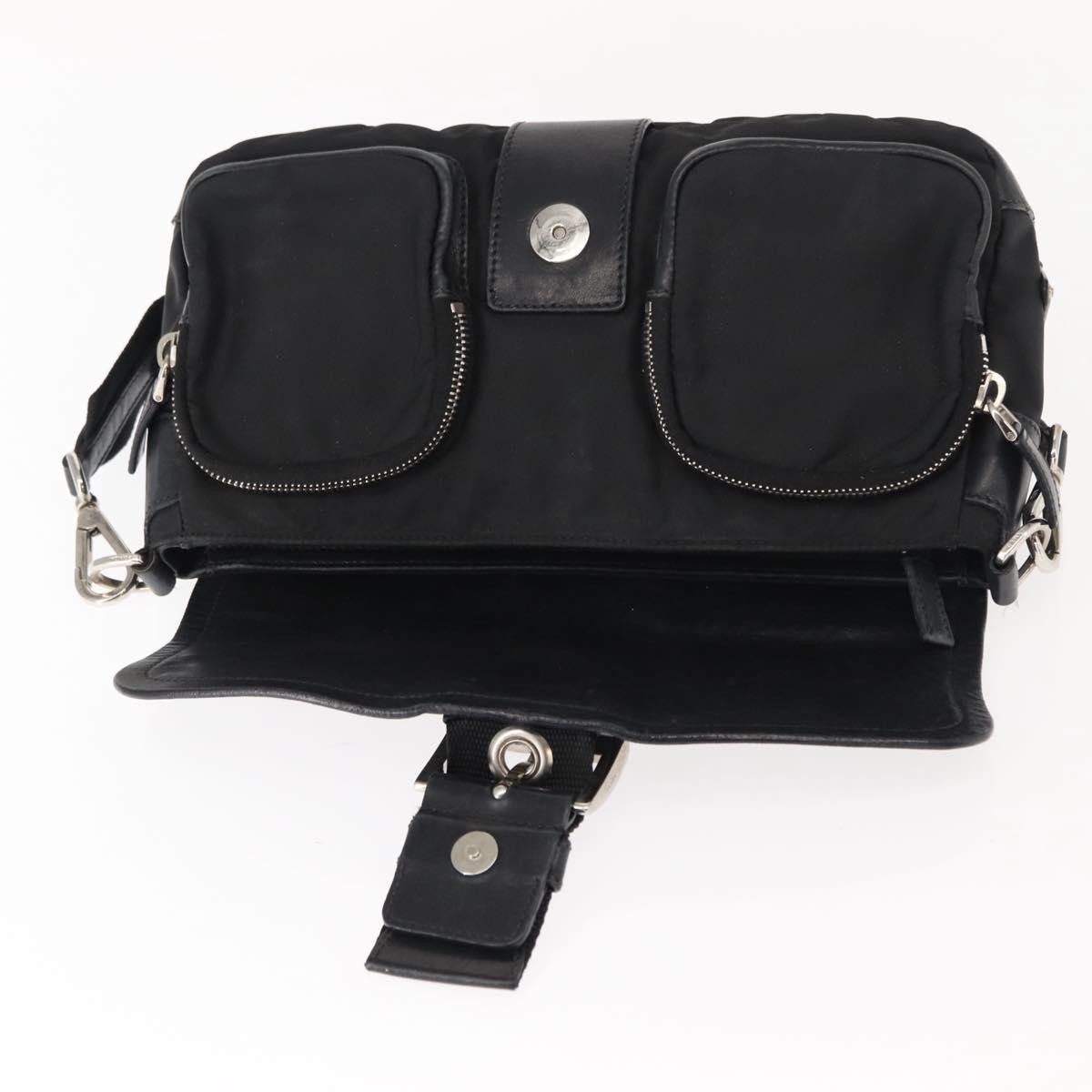 Prada Prada Double Pocket Buckle Flap Bag Tessuto with Leather Size ONE SIZE - 18 Thumbnail