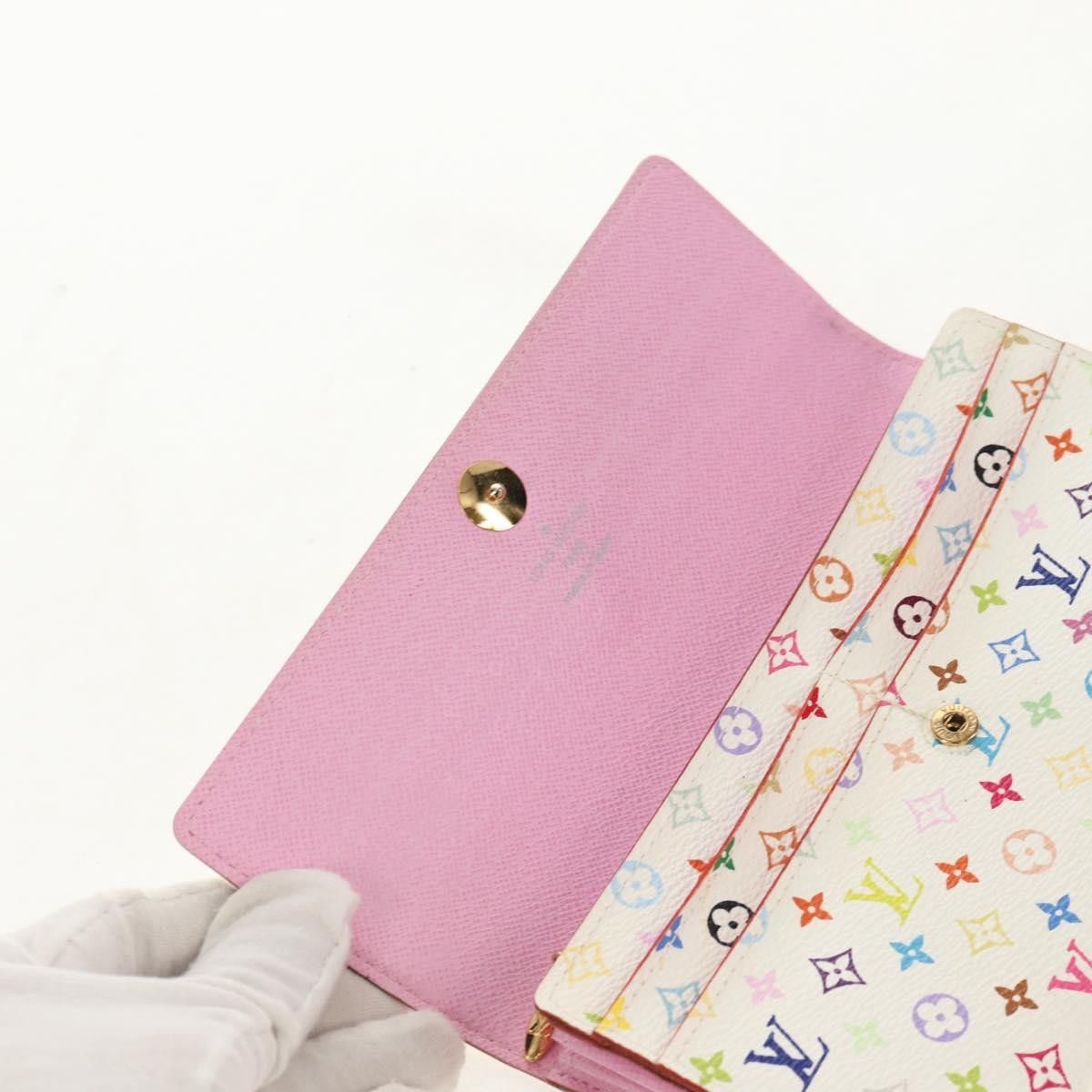 Louis Vuitton Louis Vuitton Portefeuille Sarah Wallet Canvas Size ONE SIZE - 17 Thumbnail