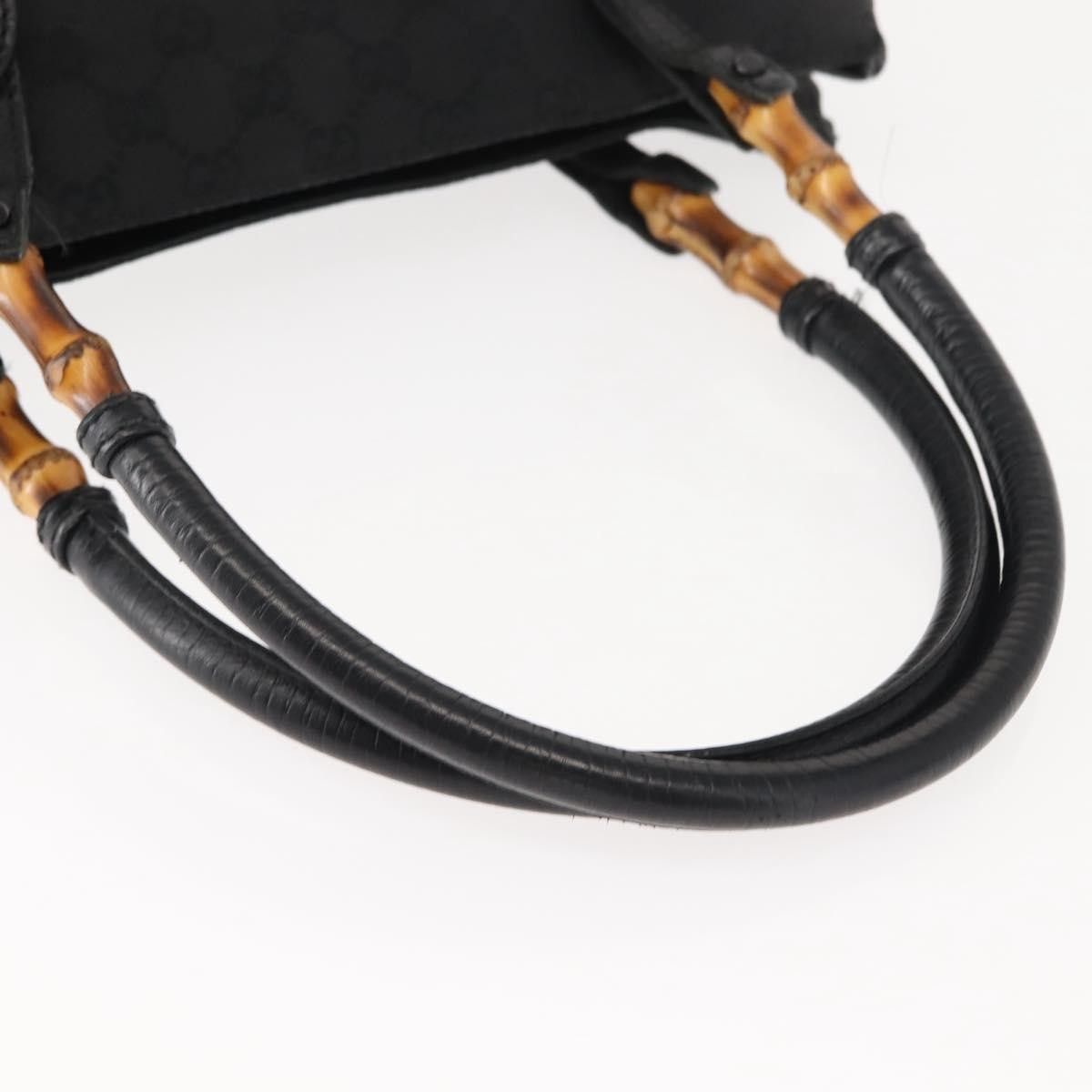 Gucci Gucci Vintage Bamboo Handle Bag Canvas Size ONE SIZE - 8 Thumbnail