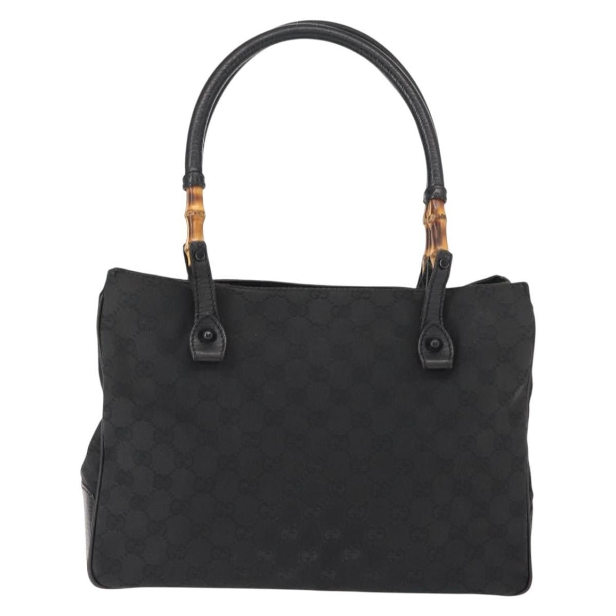 Gucci Gucci Vintage Bamboo Handle Bag Canvas Size ONE SIZE - 2 Thumbnail