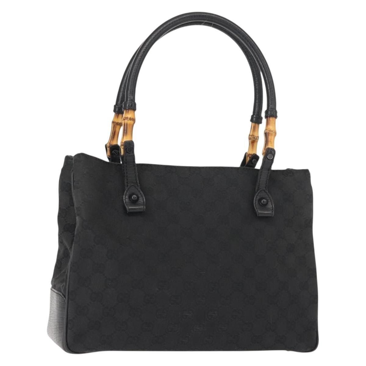 Gucci Gucci Vintage Bamboo Handle Bag Canvas Size ONE SIZE - 17 Thumbnail