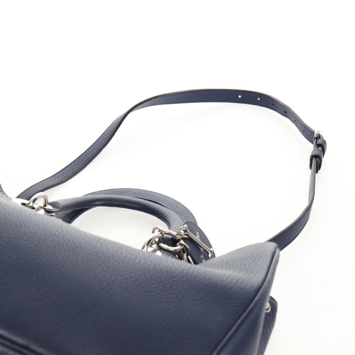 Dior Christian Dior Diorissimo Tote Pebbled Leather Size ONE SIZE - 18 Thumbnail