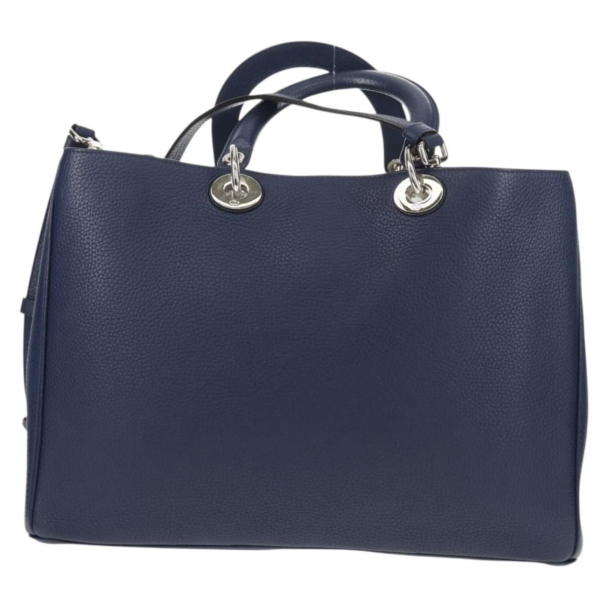 Dior Christian Dior Diorissimo Tote Pebbled Leather Size ONE SIZE - 2 Thumbnail
