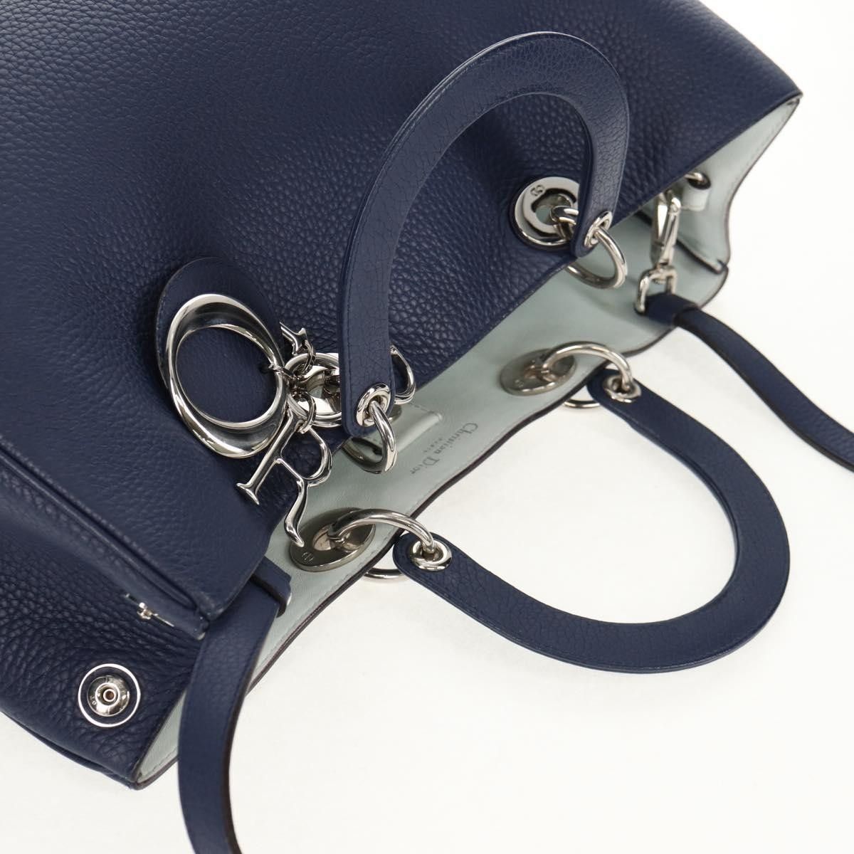 Dior Christian Dior Diorissimo Tote Pebbled Leather Size ONE SIZE - 15 Thumbnail