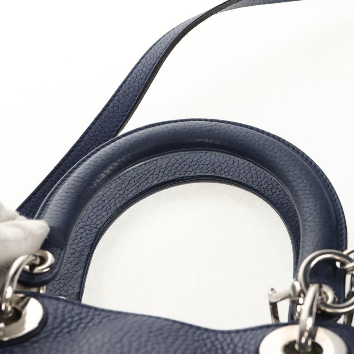 Dior Christian Dior Diorissimo Tote Pebbled Leather Size ONE SIZE - 16 Thumbnail