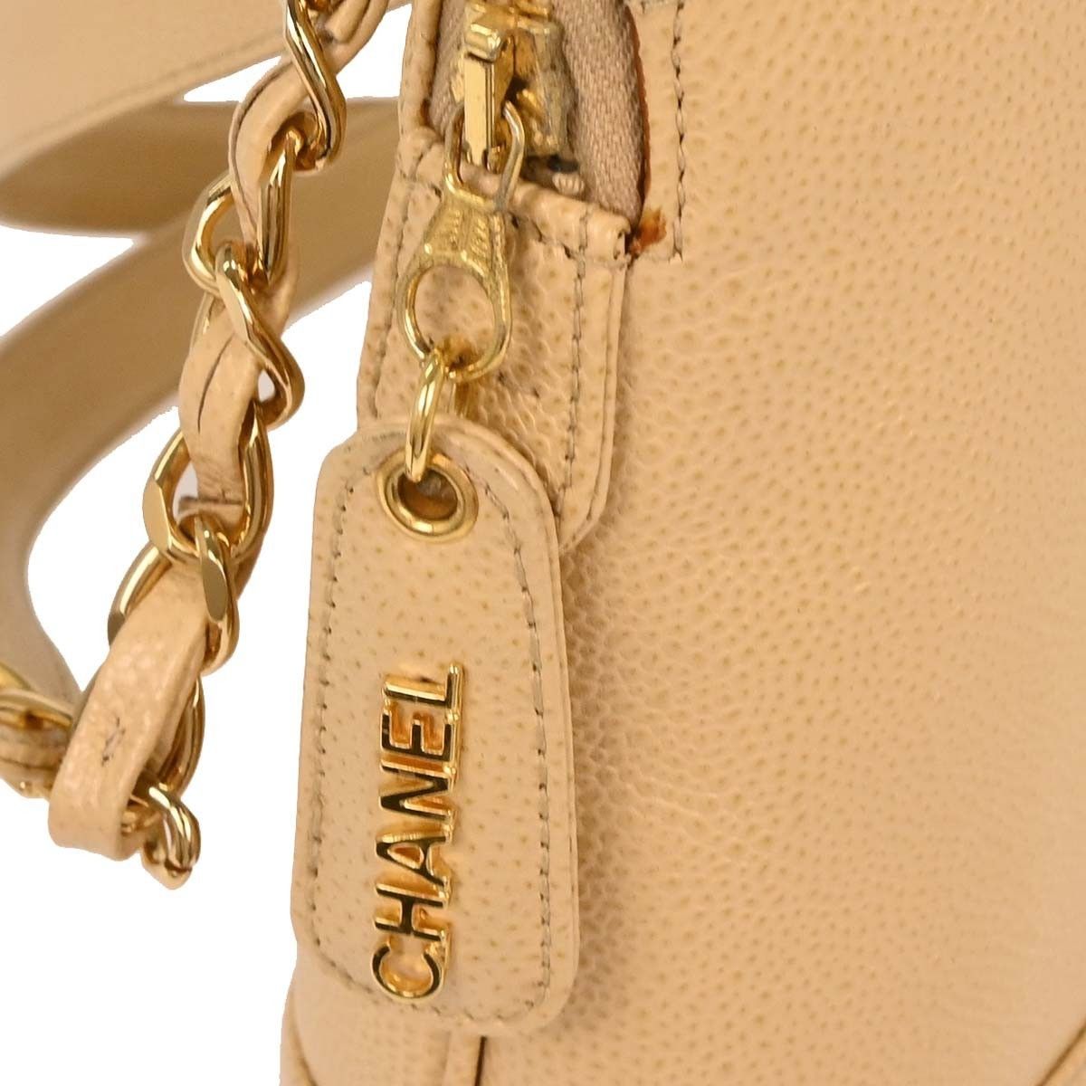Chanel Chanel Vintage Zipped Chain Tote Caviar Size ONE SIZE - 7 Thumbnail