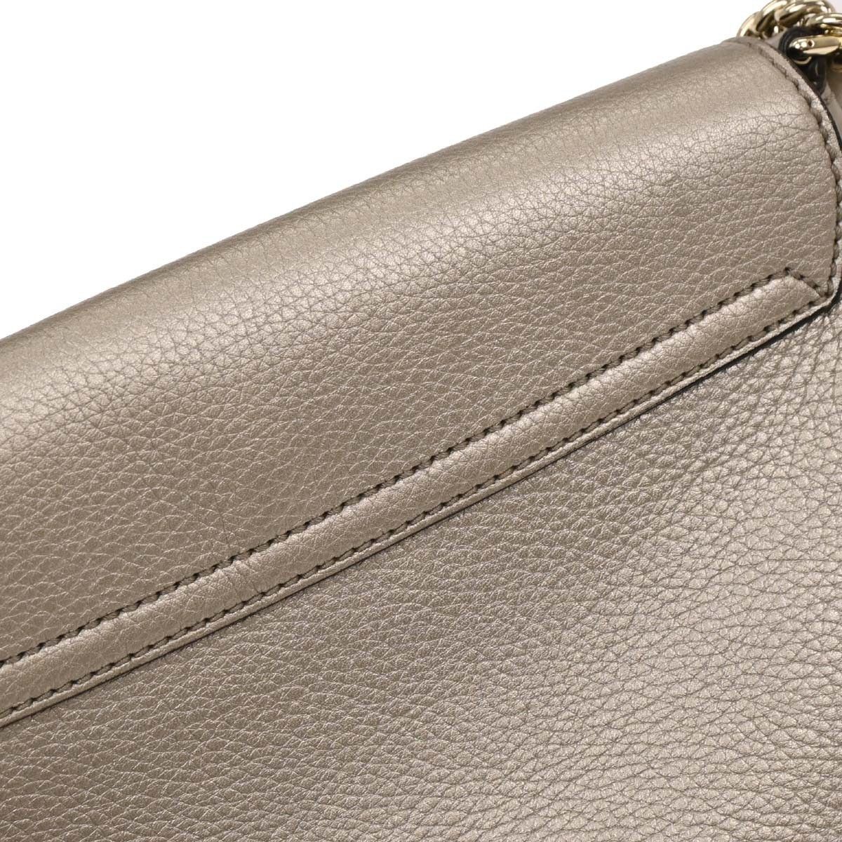 Gucci Gucci Soho Chain Crossbody Bag Leather Size ONE SIZE - 11 Thumbnail