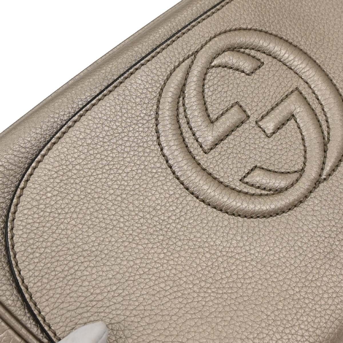 Gucci Gucci Soho Chain Crossbody Bag Leather Size ONE SIZE - 10 Thumbnail