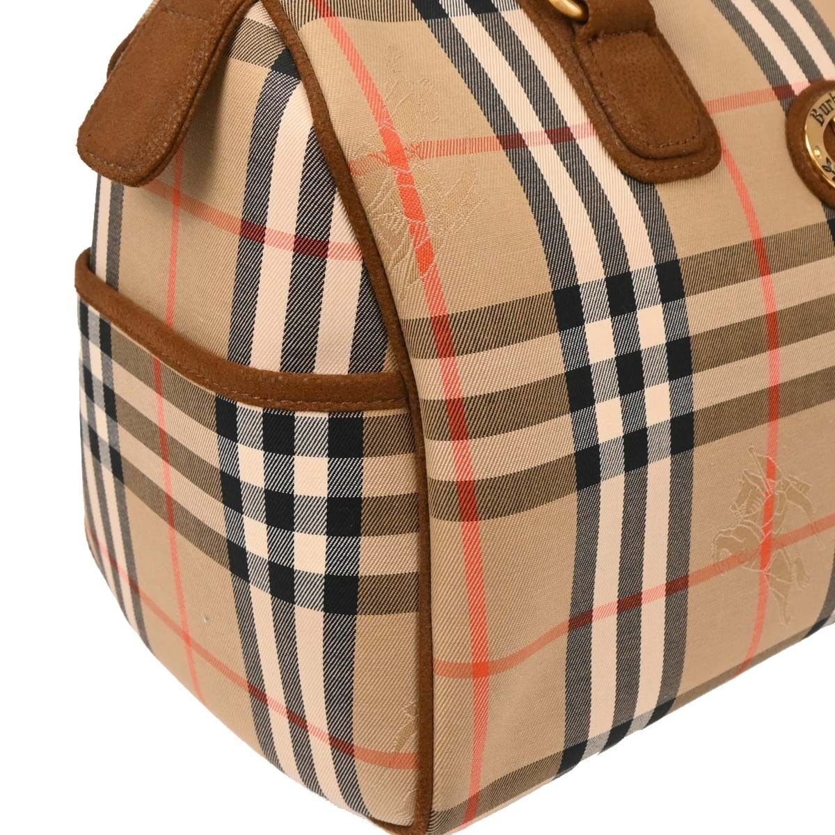 Burberry Burberry Nova Check Bowling Bag Canvas Size ONE SIZE - 3 Thumbnail