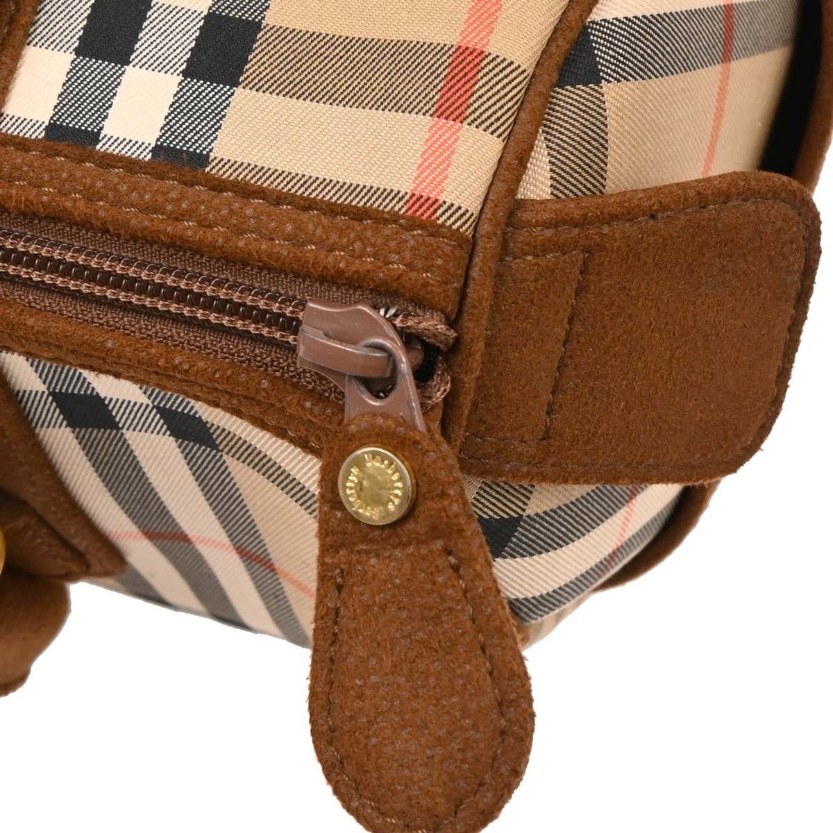 Burberry Burberry Nova Check Bowling Bag Canvas Size ONE SIZE - 9 Thumbnail