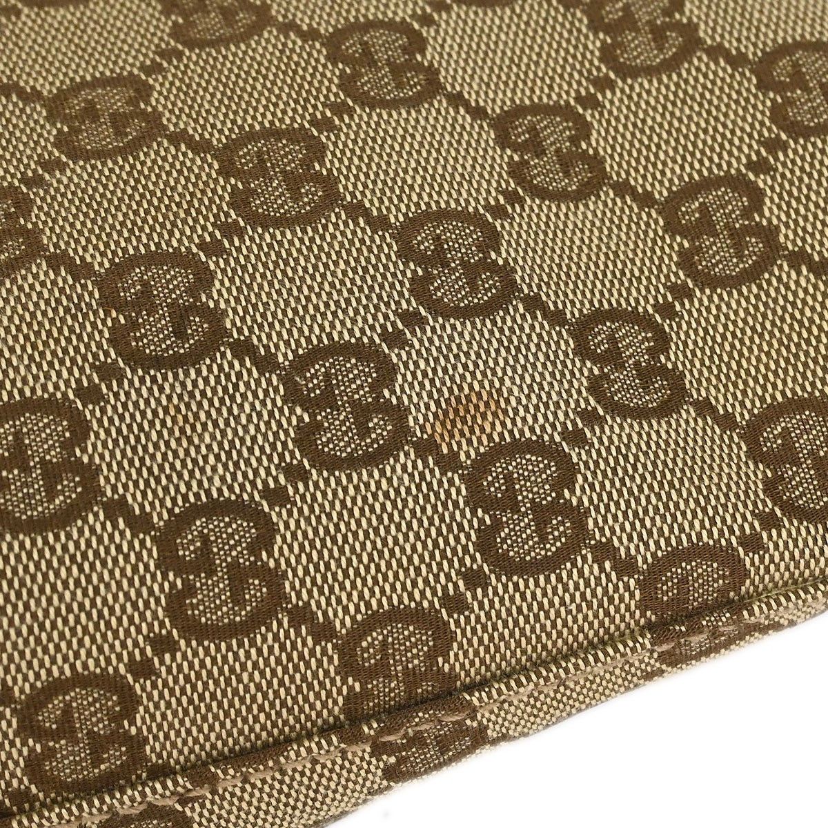 Gucci Gucci Ring Handle Zip Hobo GG Canvas Size ONE SIZE - 10 Thumbnail