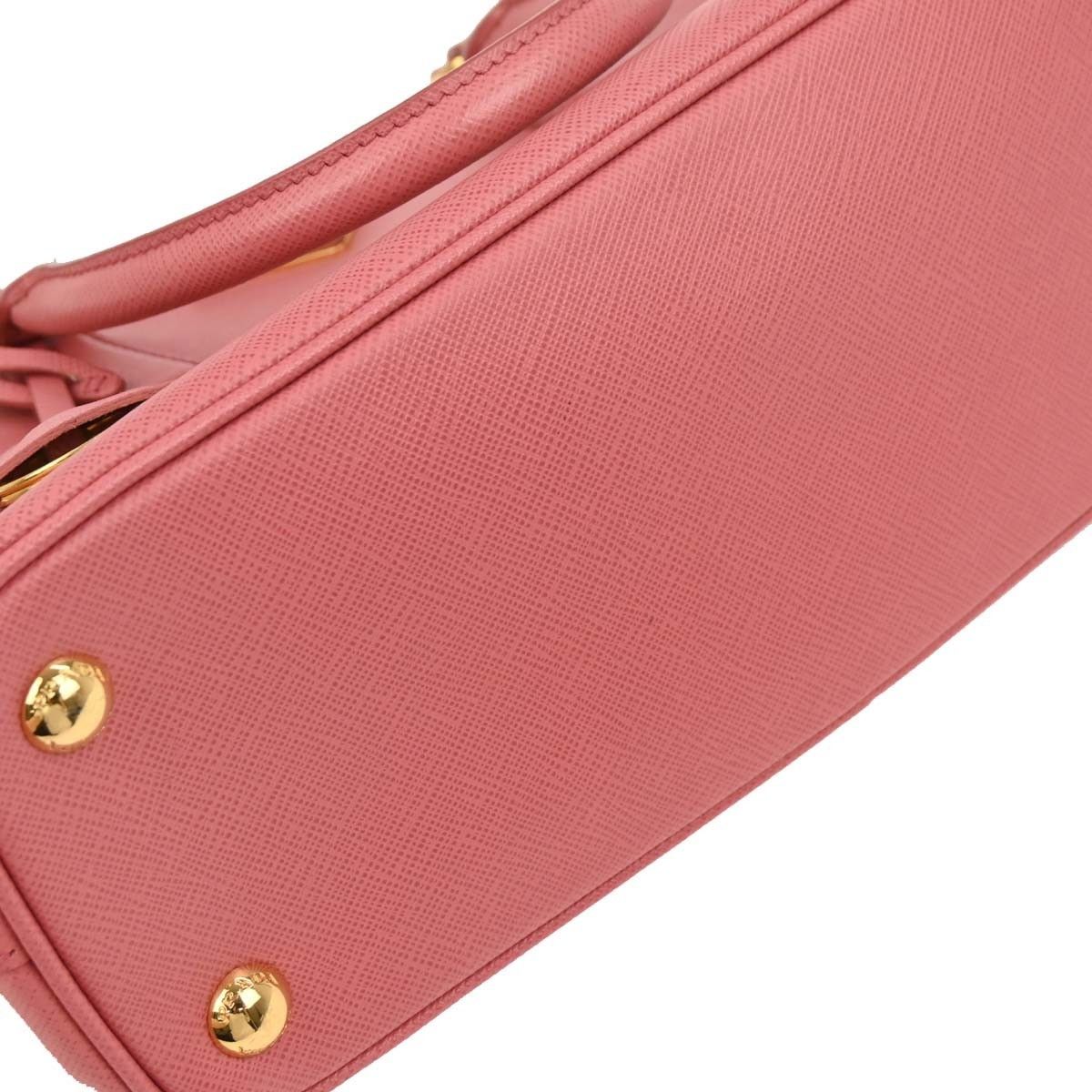 Prada Prada Galleria Double Zip Tote Saffiano Leather Size ONE SIZE - 7 Thumbnail