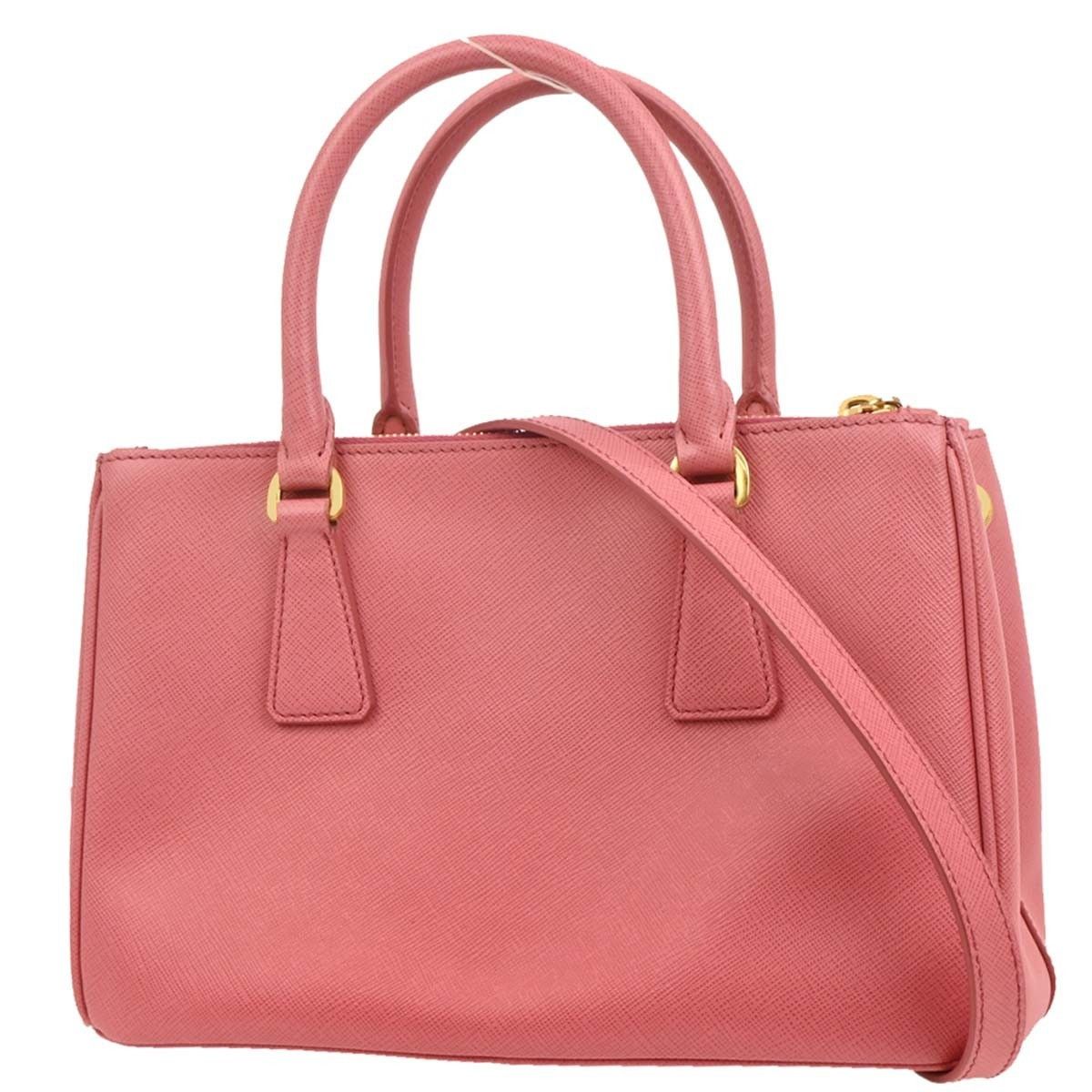 Prada Prada Galleria Double Zip Tote Saffiano Leather Size ONE SIZE - 2 Thumbnail