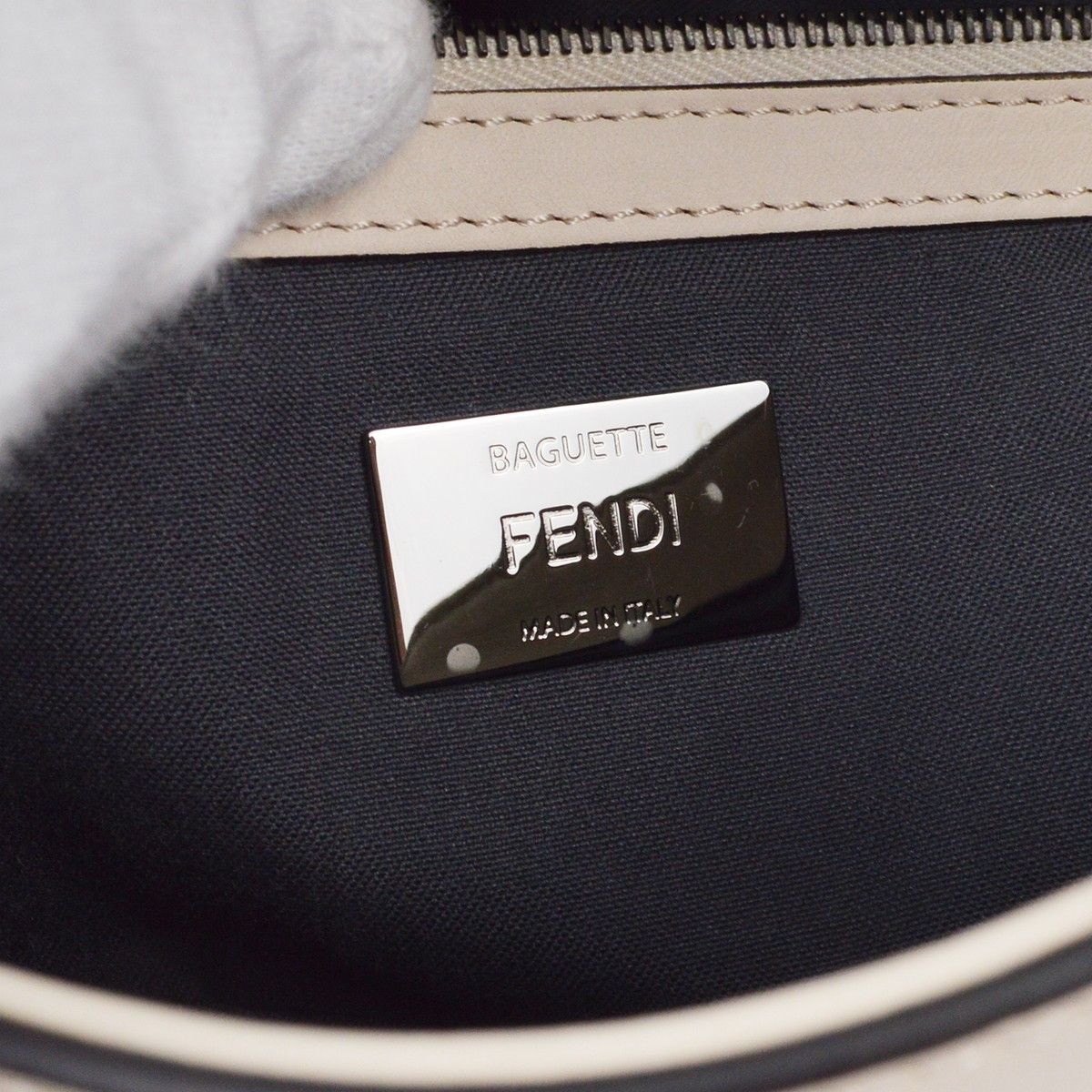 Fendi Fendi Baguette Bag Whipstitch Leather Size ONE SIZE - 4 Thumbnail