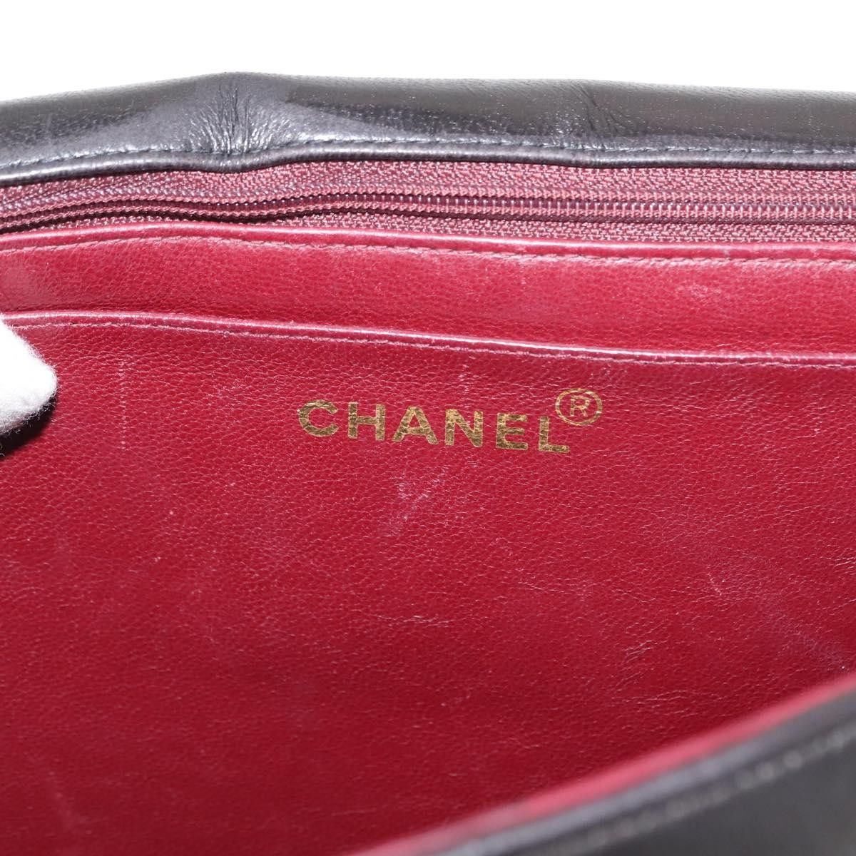 Chanel Chanel Vintage CC Square Flap Bag Quilted Lambskin Size ONE SIZE - 6 Thumbnail