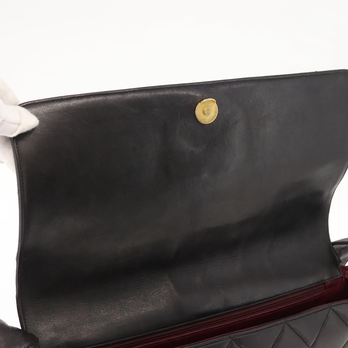 Chanel Chanel Vintage CC Square Flap Bag Quilted Lambskin Size ONE SIZE - 21 Thumbnail